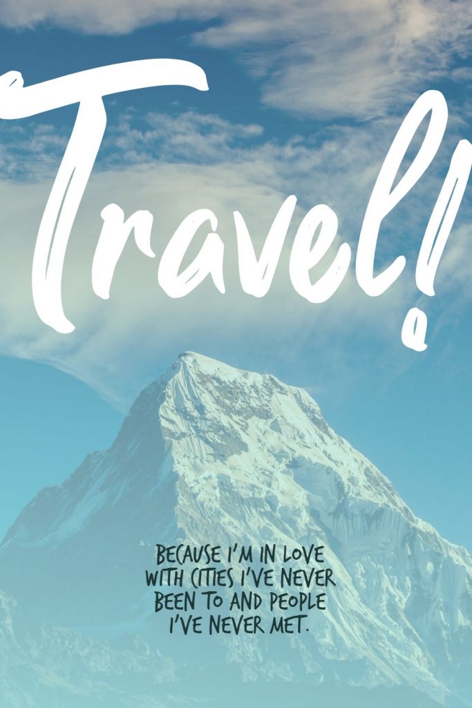 John Green ‘s quote about travel. I’m in love with cities…