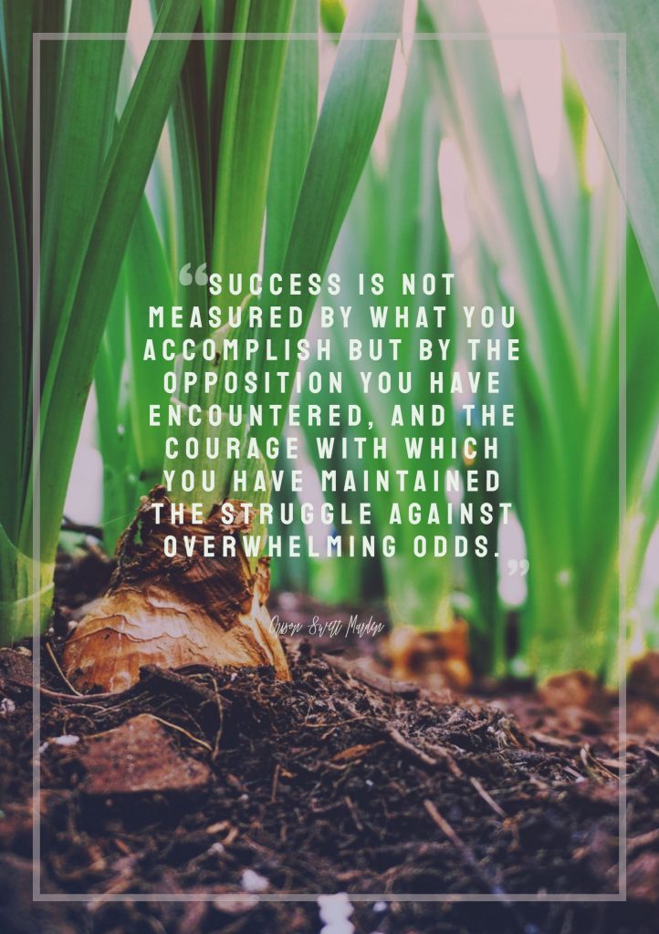 Orison Swett Marden ‘s quote about accomplisement,success. Success is not measured by…