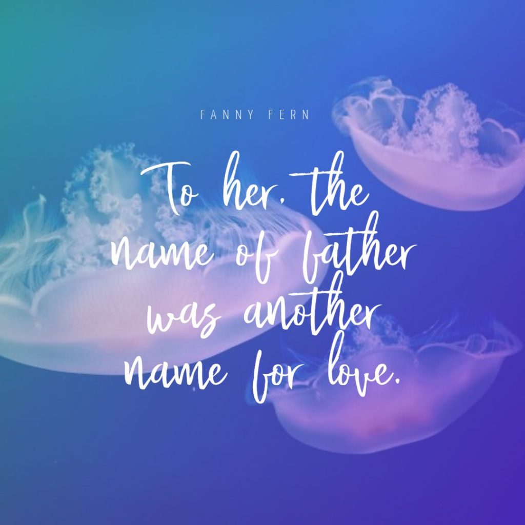 Fanny Fern ‘s quote about fatherhood,parenting. To her, the name of…