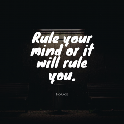 Horace’s quotes to remind you about rule your mind