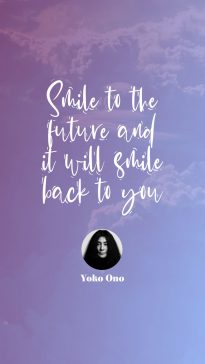 Yoko Ono’s quotes about the secret of smile