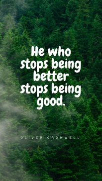 Oliver Cromwell’s quotes about being good