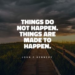 Quotes from John F. Kennedy about things